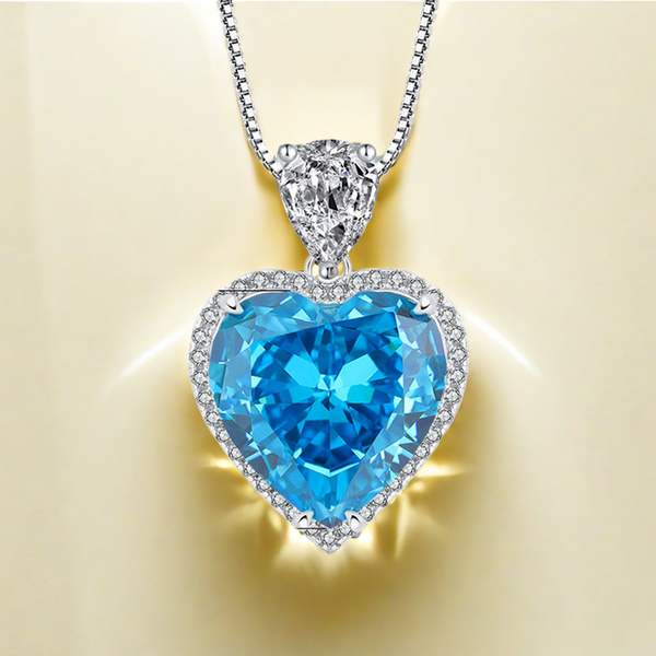15*15 Papalacha Love heart Eternal Pendant square box necklace S925 sterling silver high carbon diamond wedding holiday precious jewelry gift for the beloved