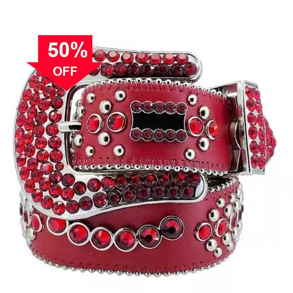 1Fashion Classic Designer Bb Belts Simon For Men and Women Casual Shiny diamond belt Rhinestone Belt Bling Rhinestones Top-Quality as gift SIZE 100-125CMd